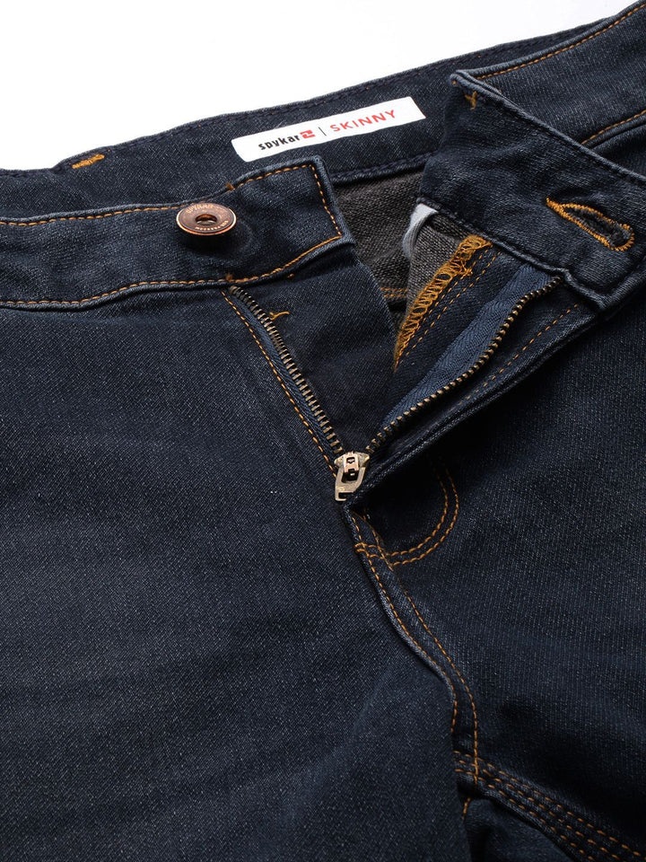 SPYKAR Men Skinny Fit Low-Rise Light Fade Stretchable Jeans