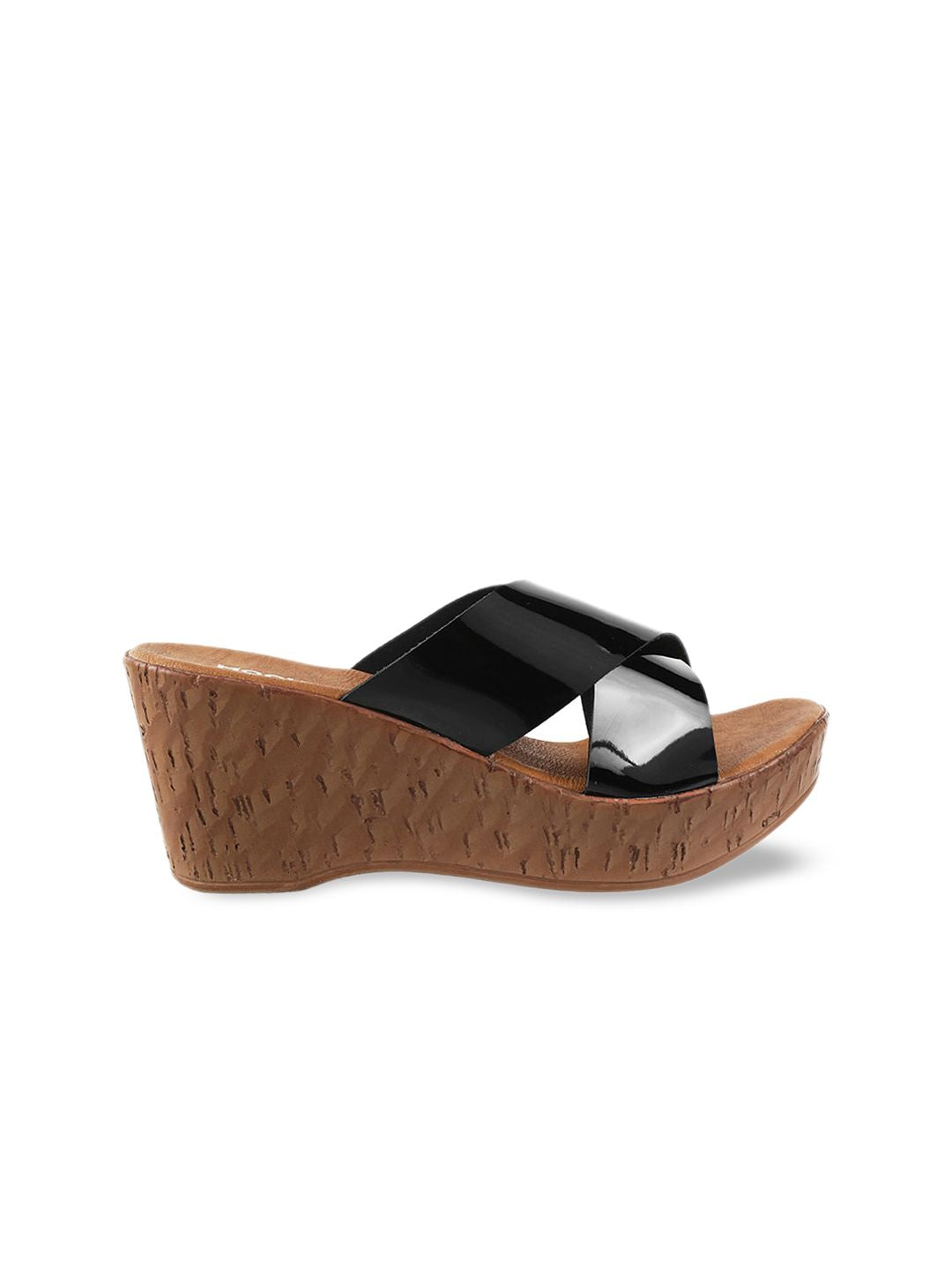 Mochi Women Black Solid Heels