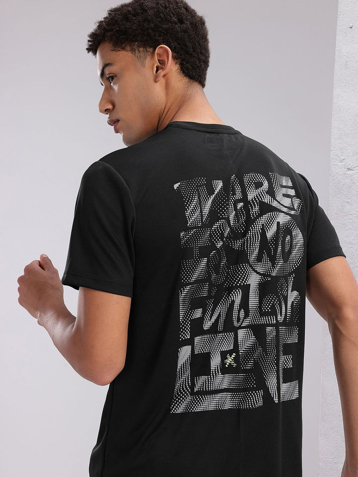 HRX by Hrithik Roshan Couple Collection Typography Printed Rapid-Dry Running T-shirt