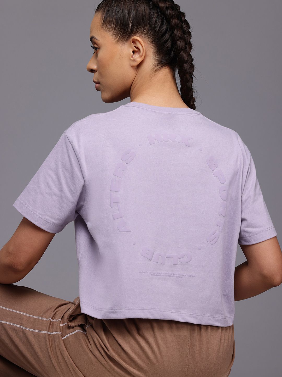 HRX by Hrithik Roshan Printed Drop-Shoulder Sleeves Casual T-shirt