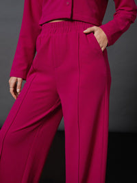 SASSAFRAS worklyf Crop Blazer With Palazzos