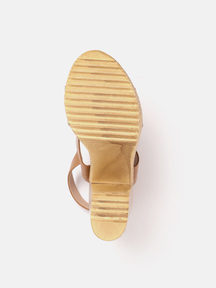 DressBerry Open Toe Block Heels