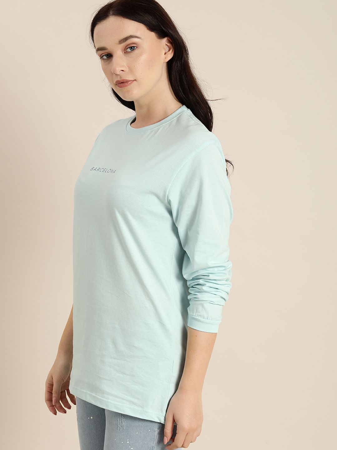 DILLINGER Pure Cotton Printed Round Neck Oversized T-shirt