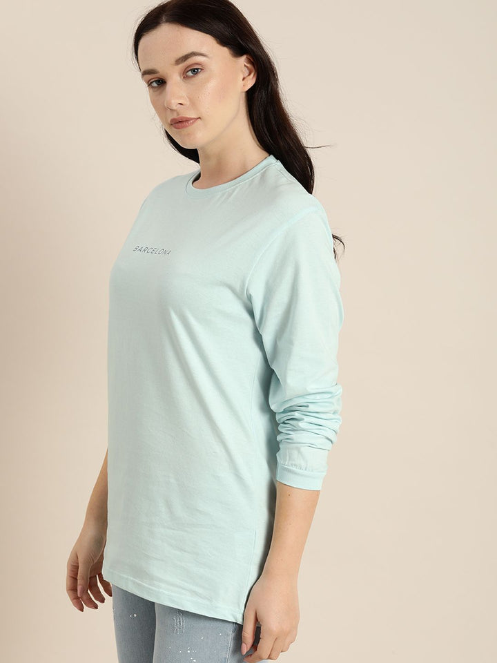 DILLINGER Pure Cotton Printed Round Neck Oversized T-shirt