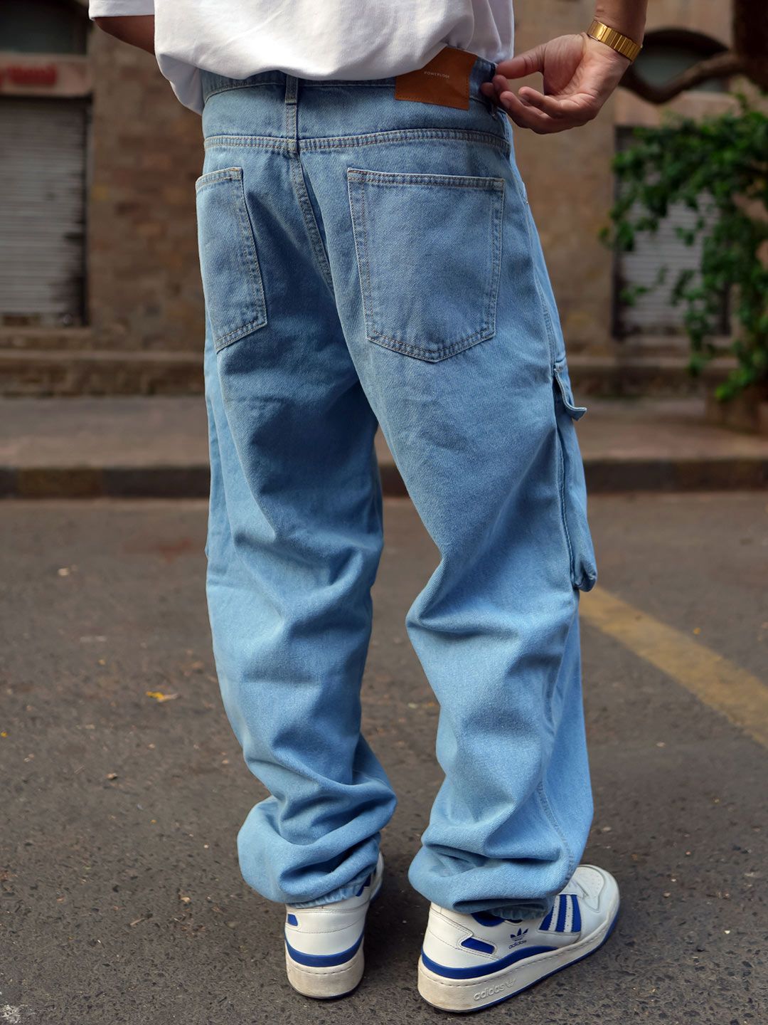 Powerlook Men Relaxed Loose Fit Cargos