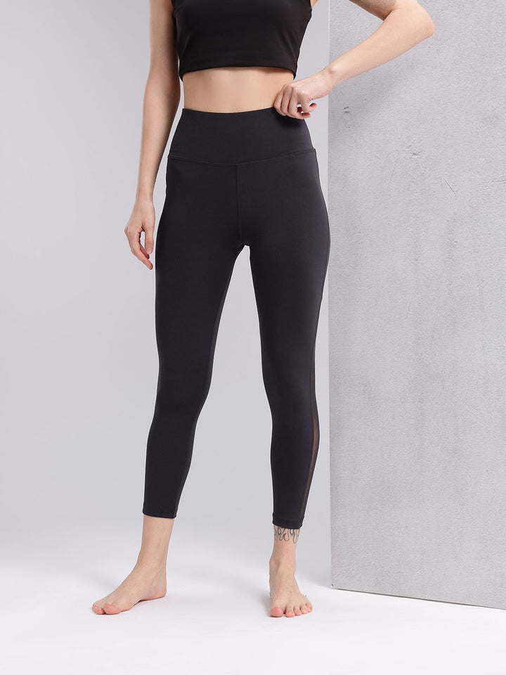 HRX by Hrithik Roshan Women Rapid-Dry Mesh Yoga Tights
