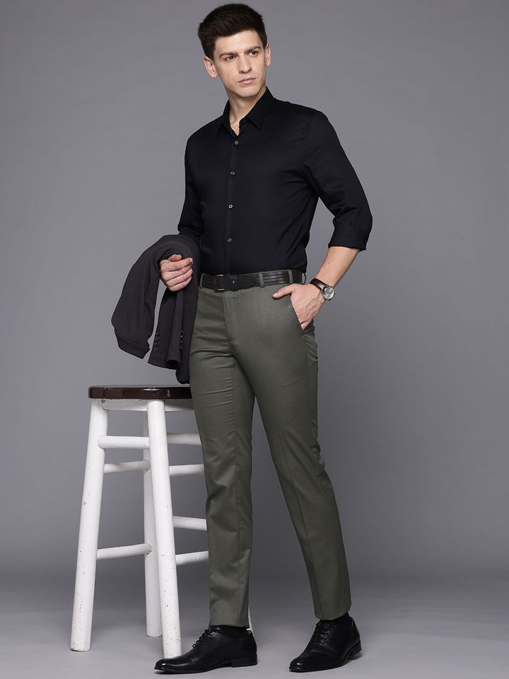 Raymond Men Regular Fit Formal Trousers