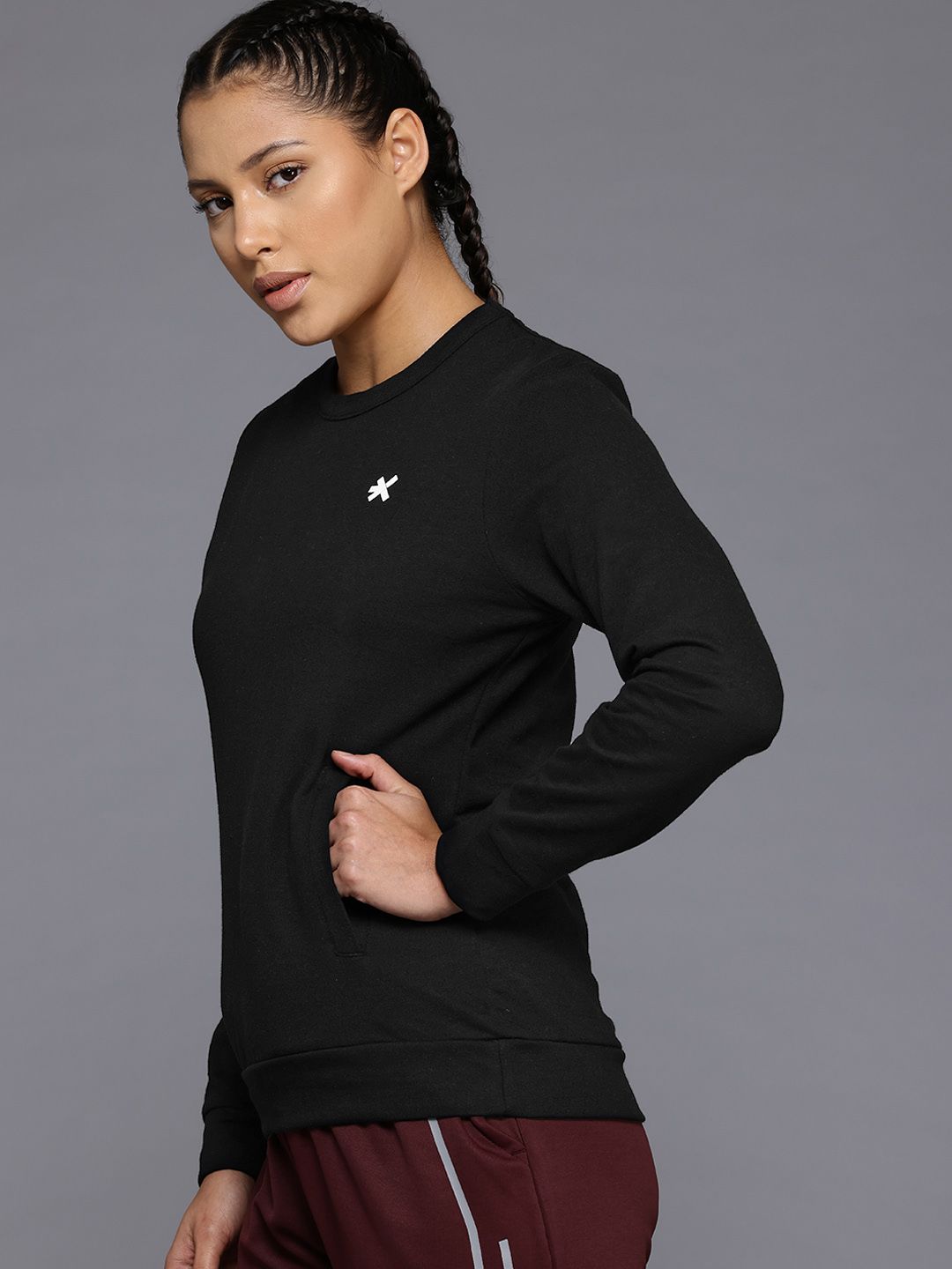 HRX by Hrithik Roshan Printed Training Sweatshirt