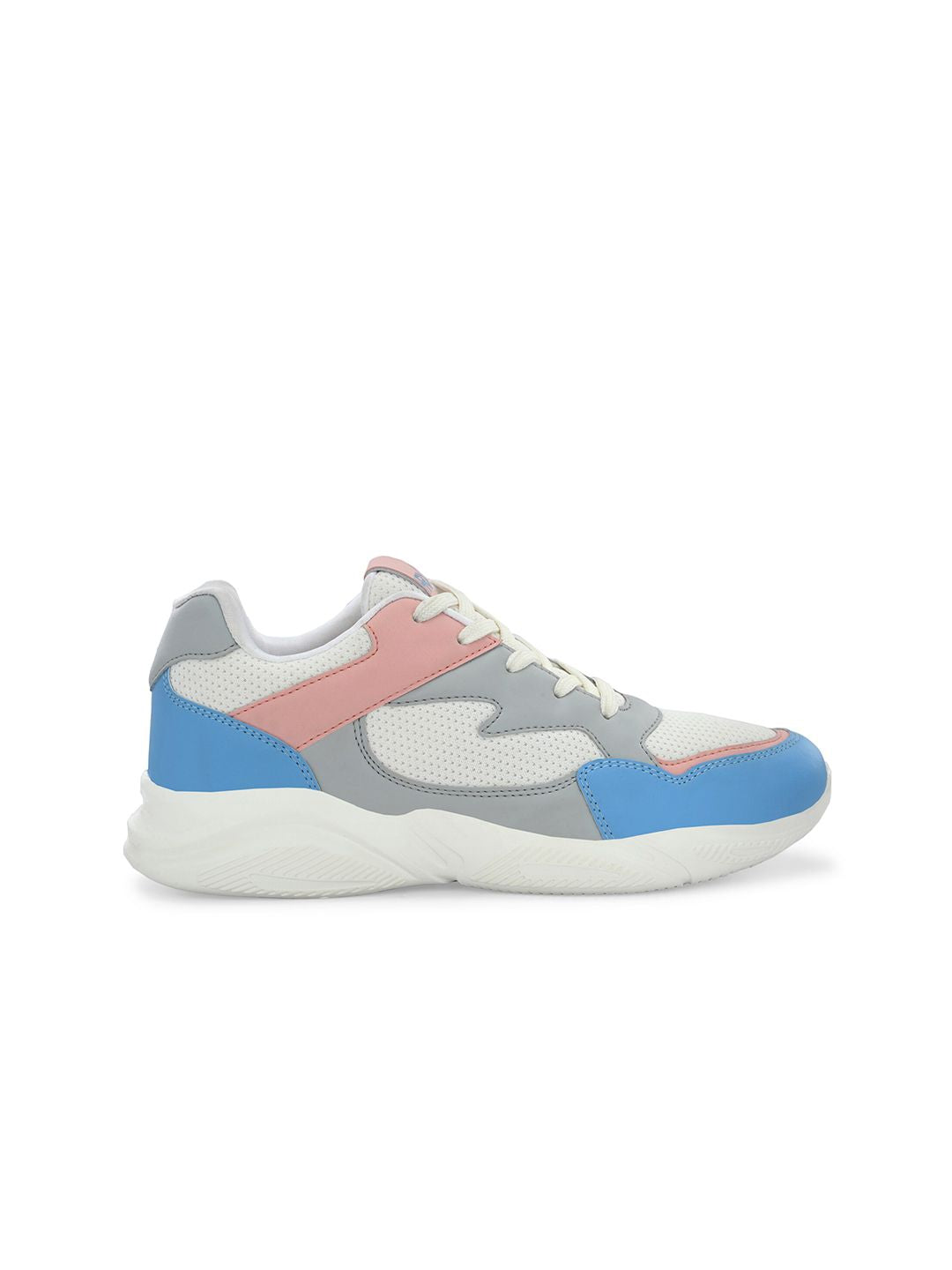 HRX by Hrithik Roshan Women White & Blue Mesh Running Sports Shoes