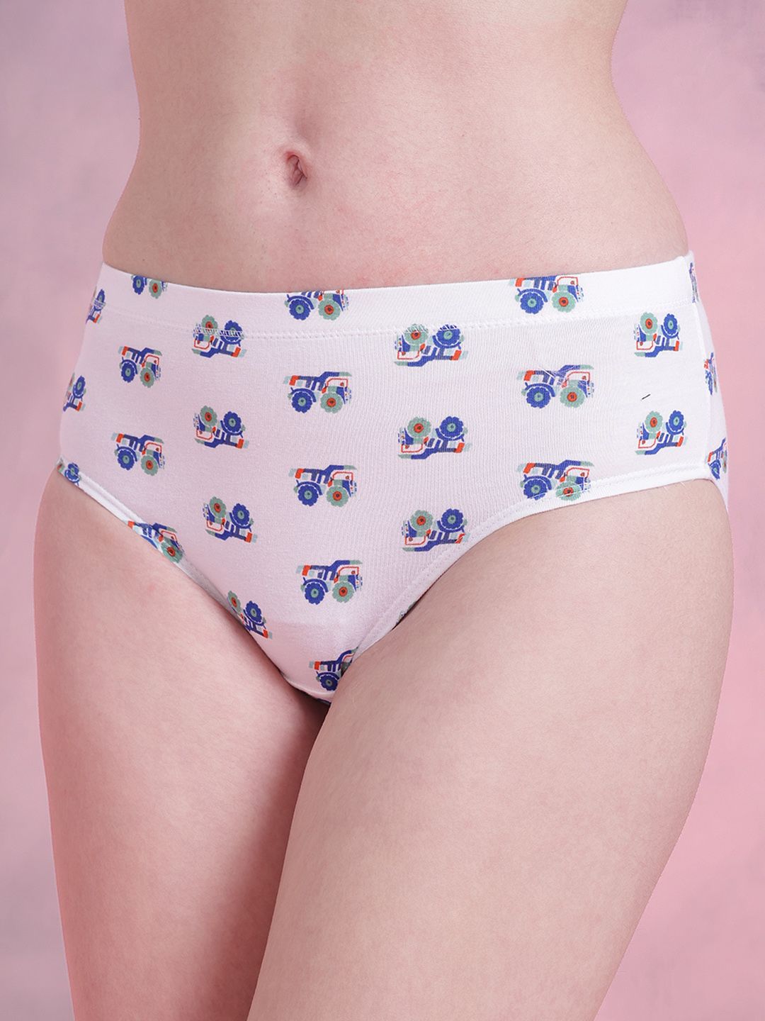 DressBerry Pack of 3 Printed Basic Briefs DRM-DB-PAN02D-TBC