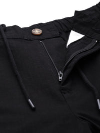 The Indian Garage Co Solid Cotton Joggers Trousers