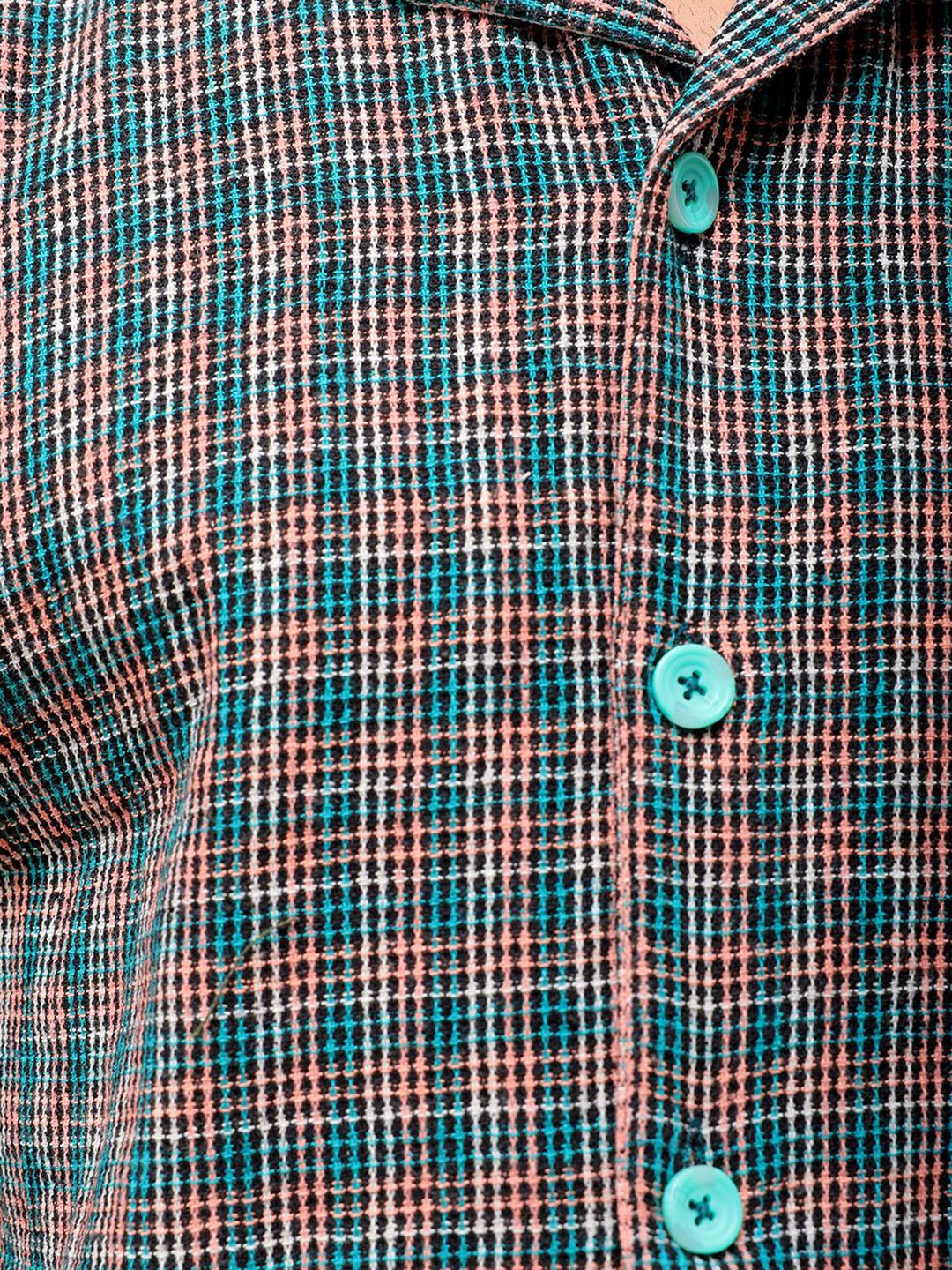 The Indian Garage Co Men Relaxed Fit Checked Resortwear Shirt