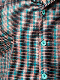 The Indian Garage Co Men Relaxed Fit Checked Resortwear Shirt