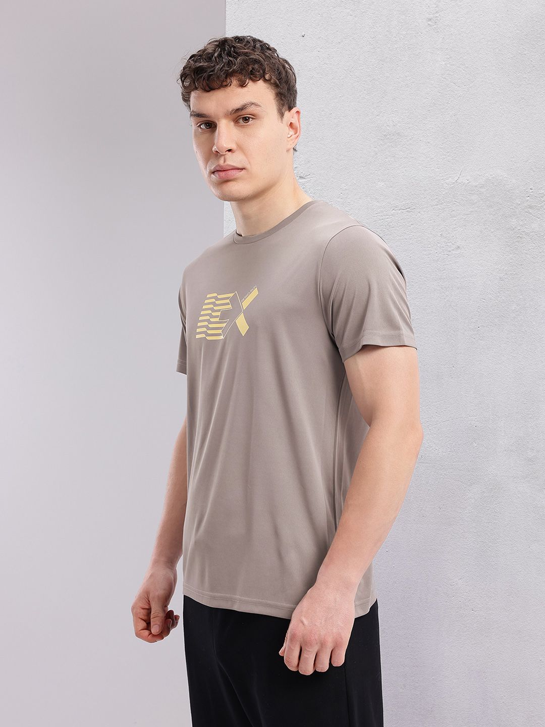 HRX by Hrithik Roshan Men Brand Logo Printed Rapid-Dry Running T-shirt