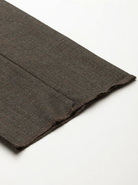 Raymond Men Checked Slim Fit Formal Trousers