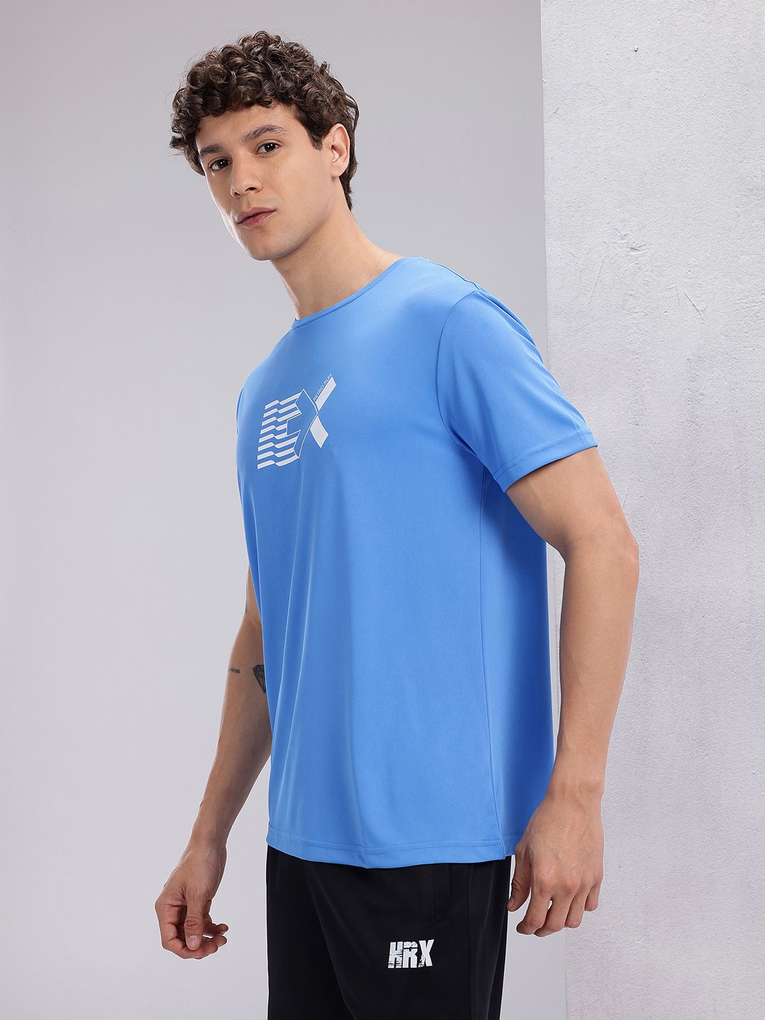 HRX by Hrithik Roshan Rapid-Dry Printed Running T-shirt