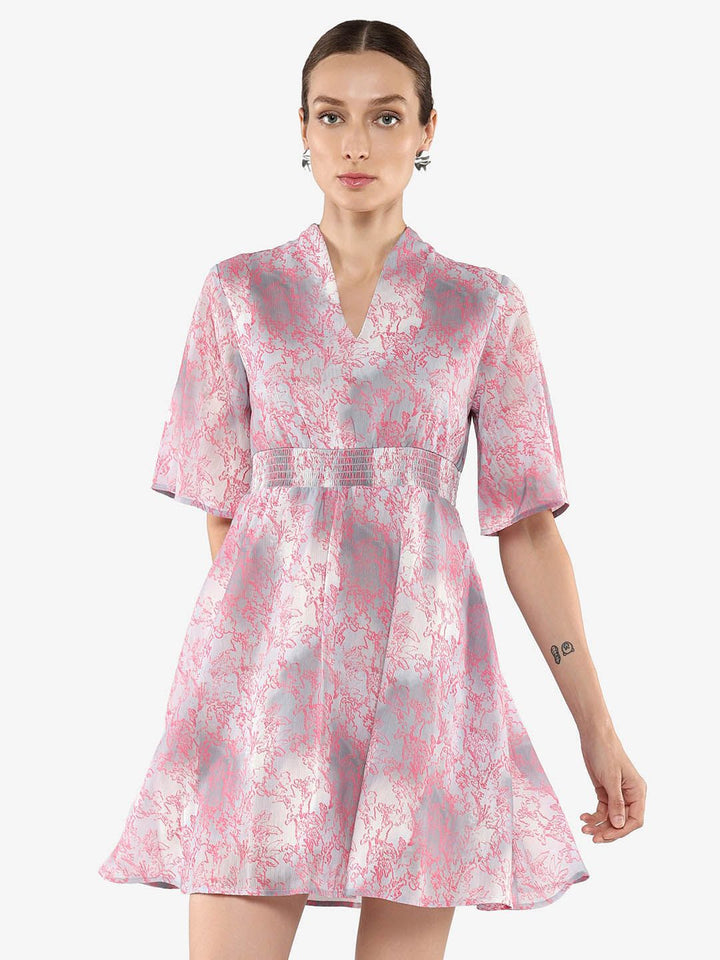 Rareism Fit & Flare Mini Dress Fit & Flare