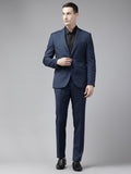Park Avenue Checked Slim Fit 2 Piece Formal Suit
