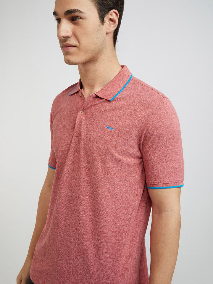 Park Avenue Cotton Rich Polo Collar Slim Fit T-shirt
