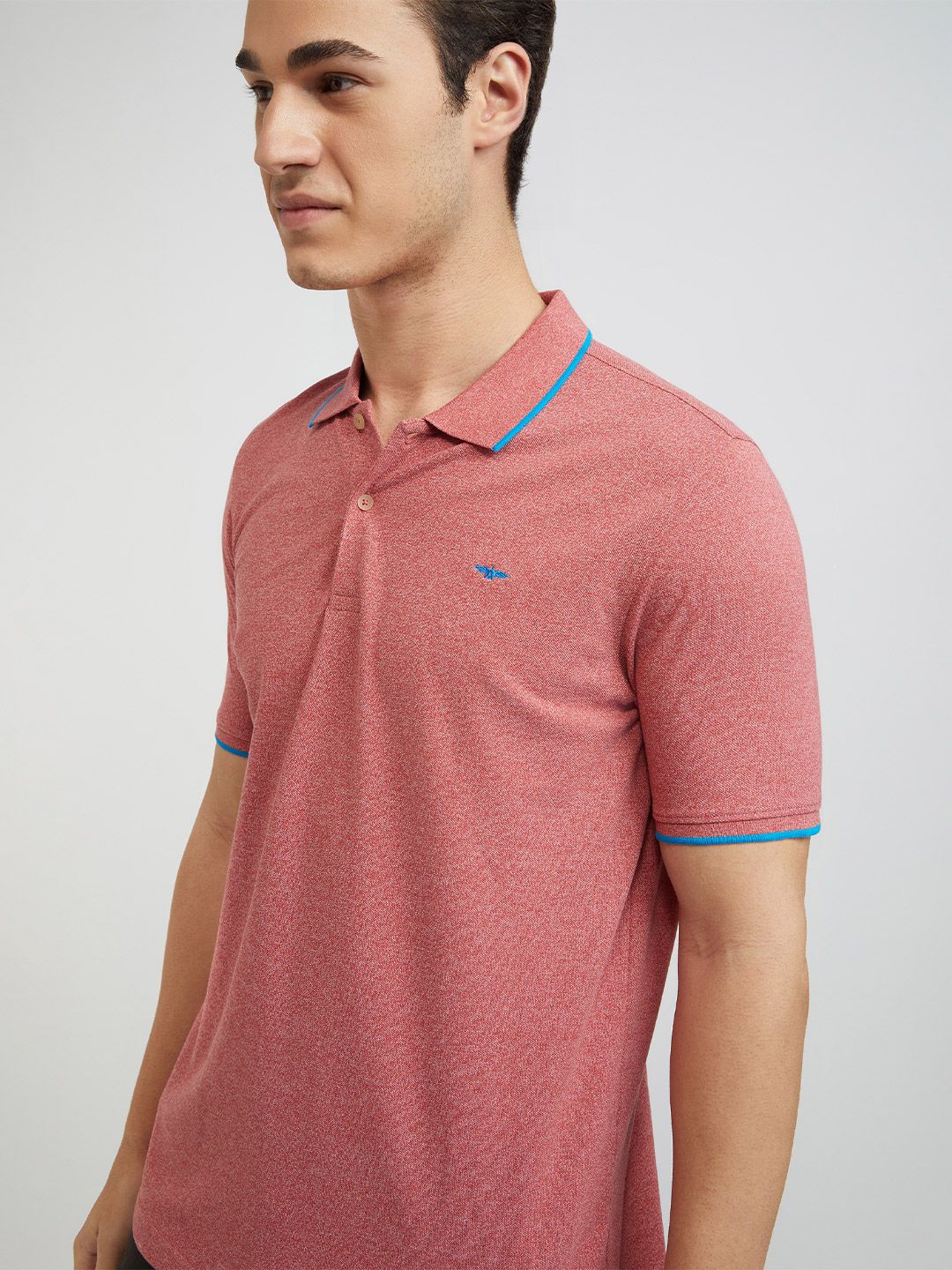 Park Avenue Cotton Rich Polo Collar Slim Fit T-shirt