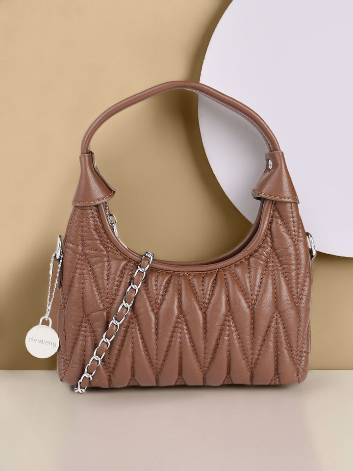DressBerry Miniature Quilted Hobo Bag