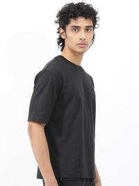 Lelaki Arnab Langka Qlo T-Shirt Kapas Leher Leher Pusingan