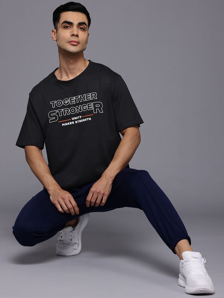 HRX by Hrithik Roshan Typography Printed Training T-shirt