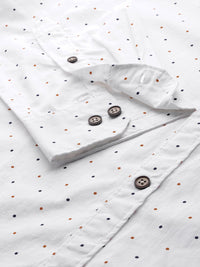 Thomas Scott Plus Size Premium Printed Pure Cotton Casual Shirt