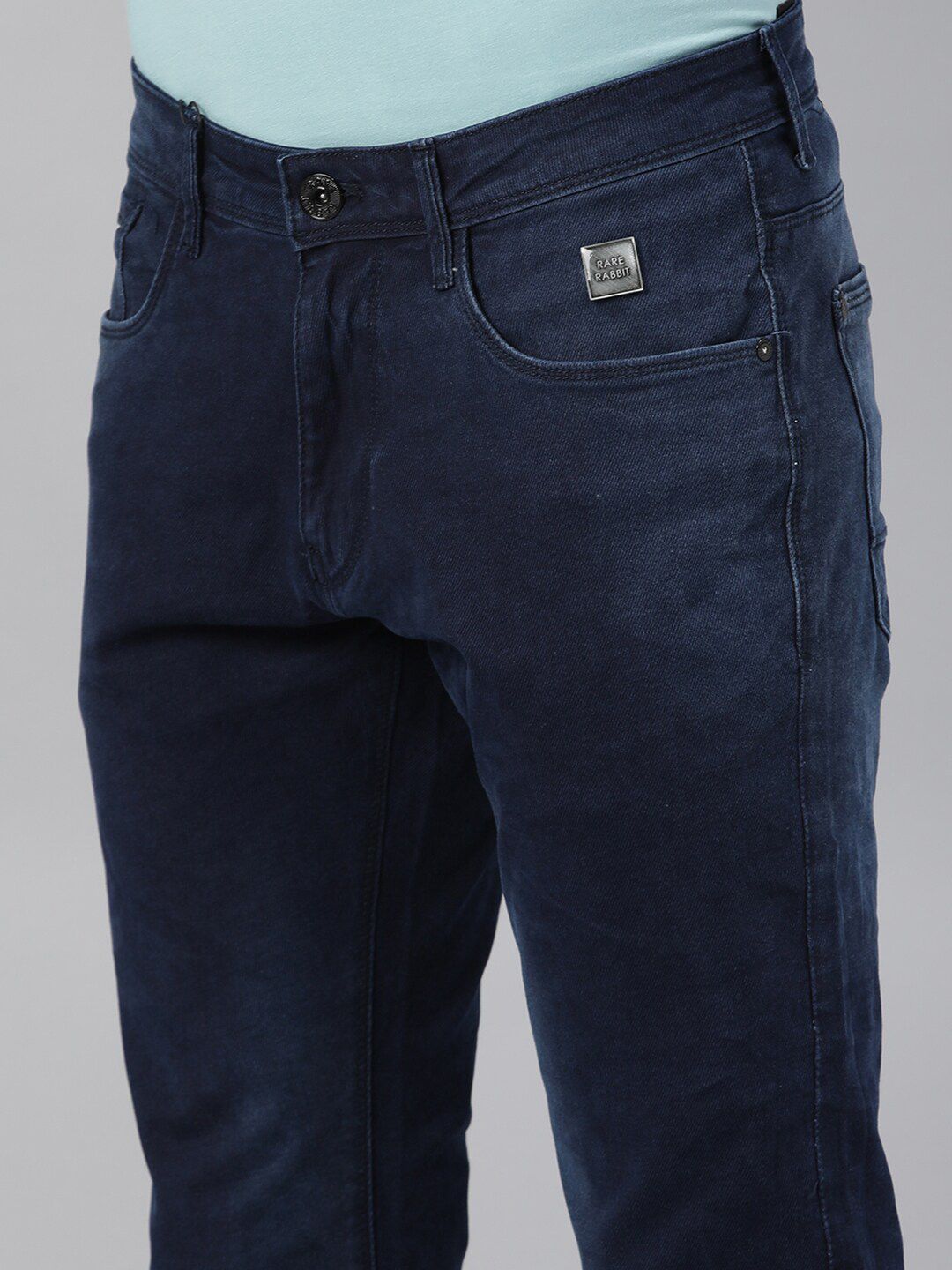 RARE RABBIT Men Repp Slim Fit Jeans