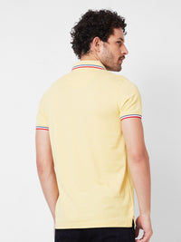 SPYKAR Polo Collar Cotton Slim Fit T-shirt