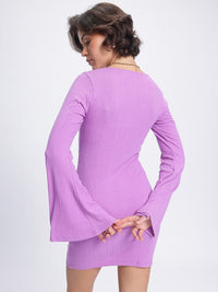DressBerry Pastel Dream Ruched Bodycon Mini Dress