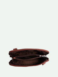 ZOUK Striped Structured Sling Bag