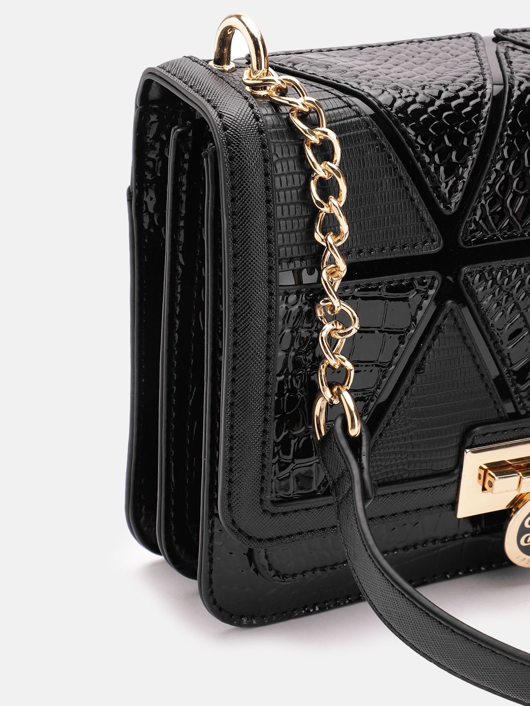 Lino Perros Textured Structured Shoulder Bag