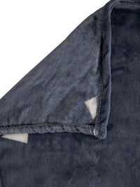 Cortina Grey Geometric AC Room 210 GSM Single Bed Blanket