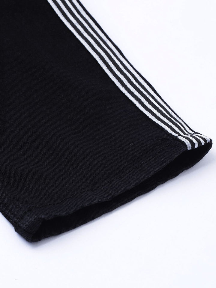 The Indian Garage Co Men Black Slim Fit Mid-Rise Clean Look Jeans