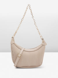 DressBerry Quilted Structured Shoulder Bag