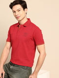 Being Human Pure Cotton Polo Collar T-shirt