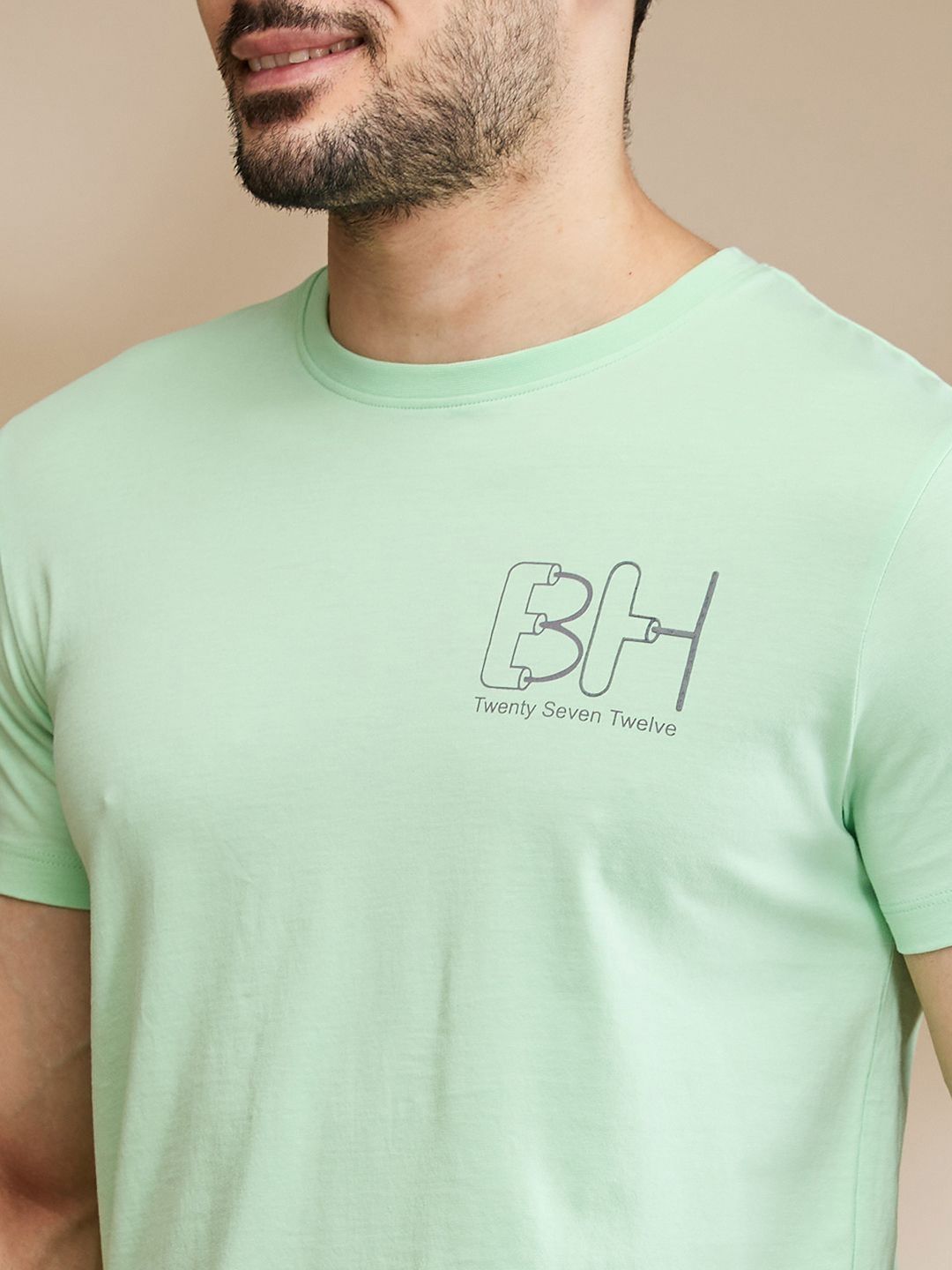 Being Human Men Typography Pockets T-shirt
