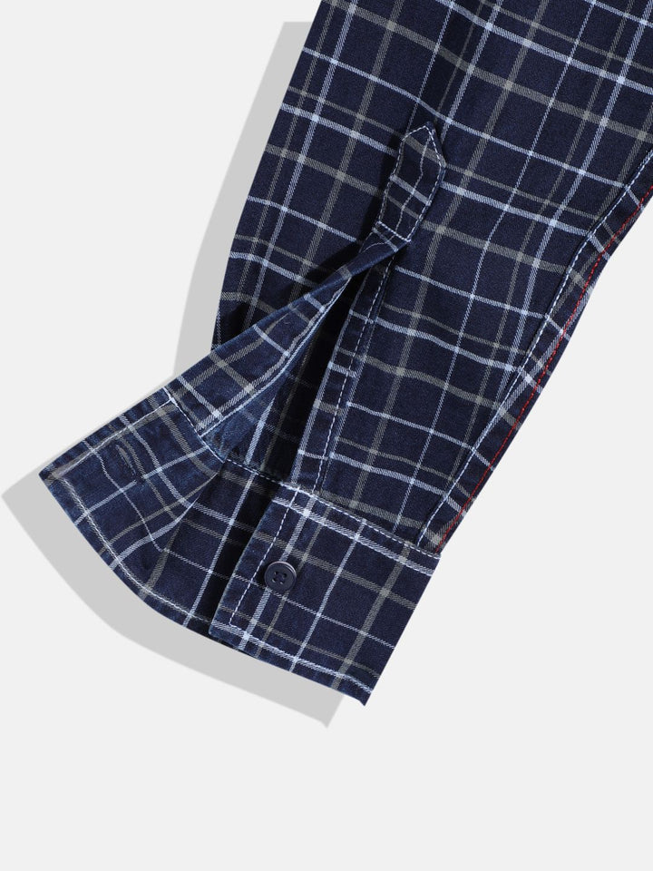 Monte Carlo Boys Checked Casual Smart Fit Shirt