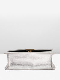 Lino Perros Structured Shimmery Sling Bag