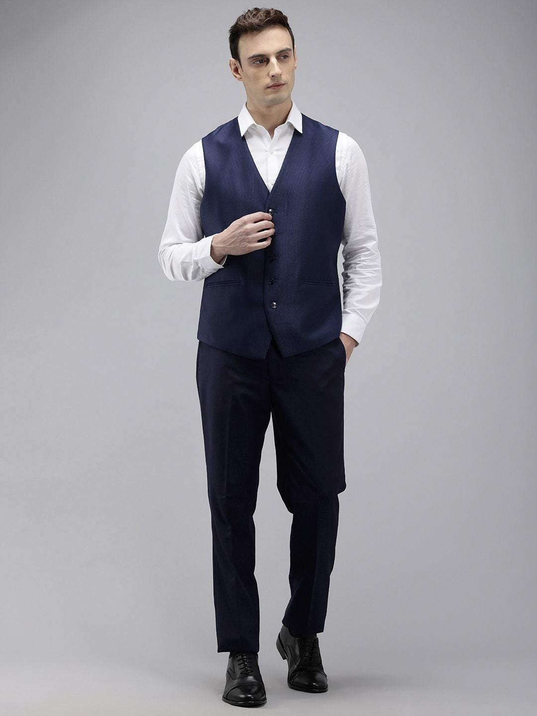 Park Avenue Reka Bentuk Diri Teksed Tuxedo 3 Piece Party Suits