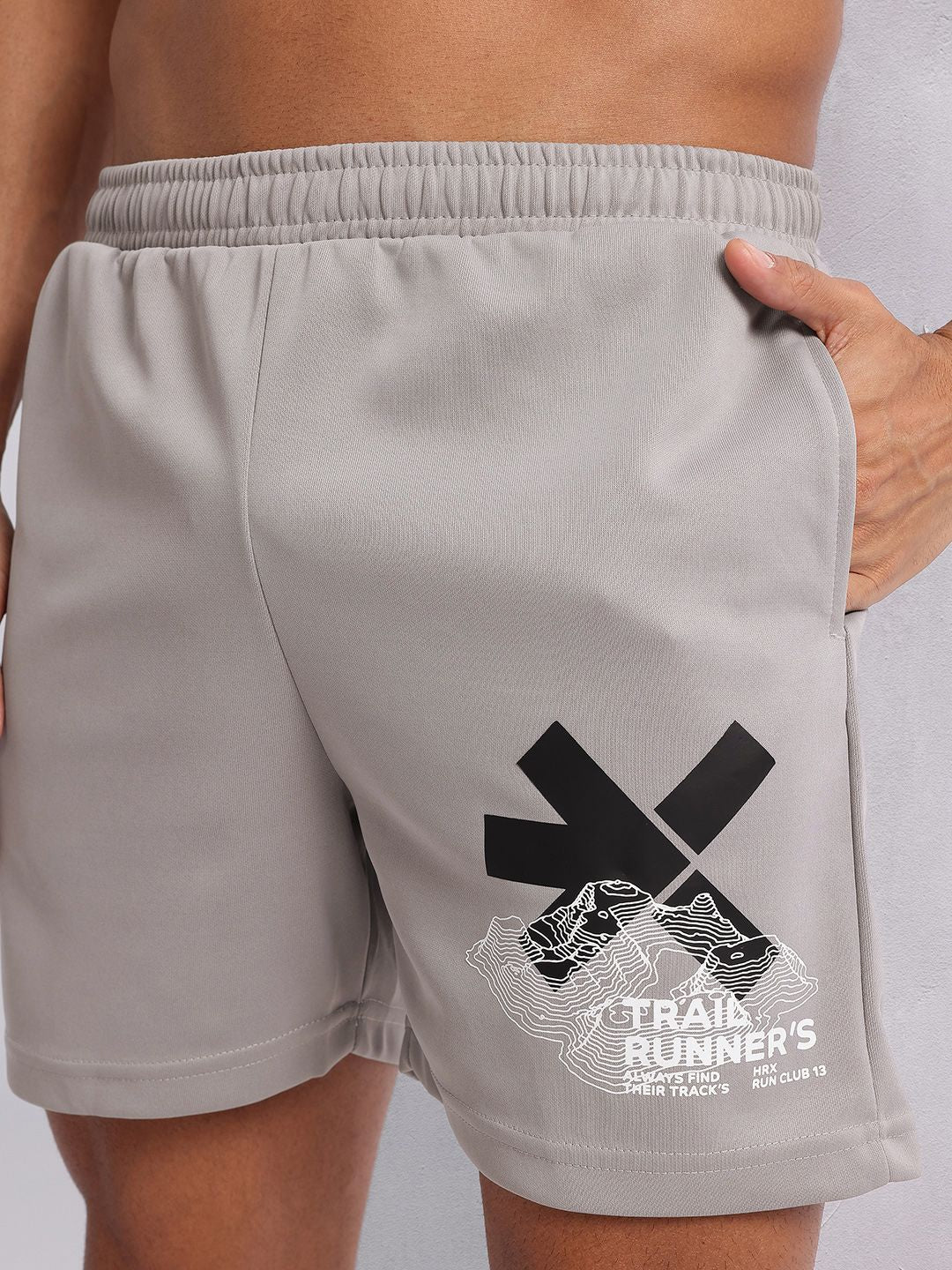 HRX by Hrithik Roshan Men Printed Running Shorts