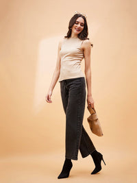 SASSAFRAS BASICS Knitted Sleeveless Top