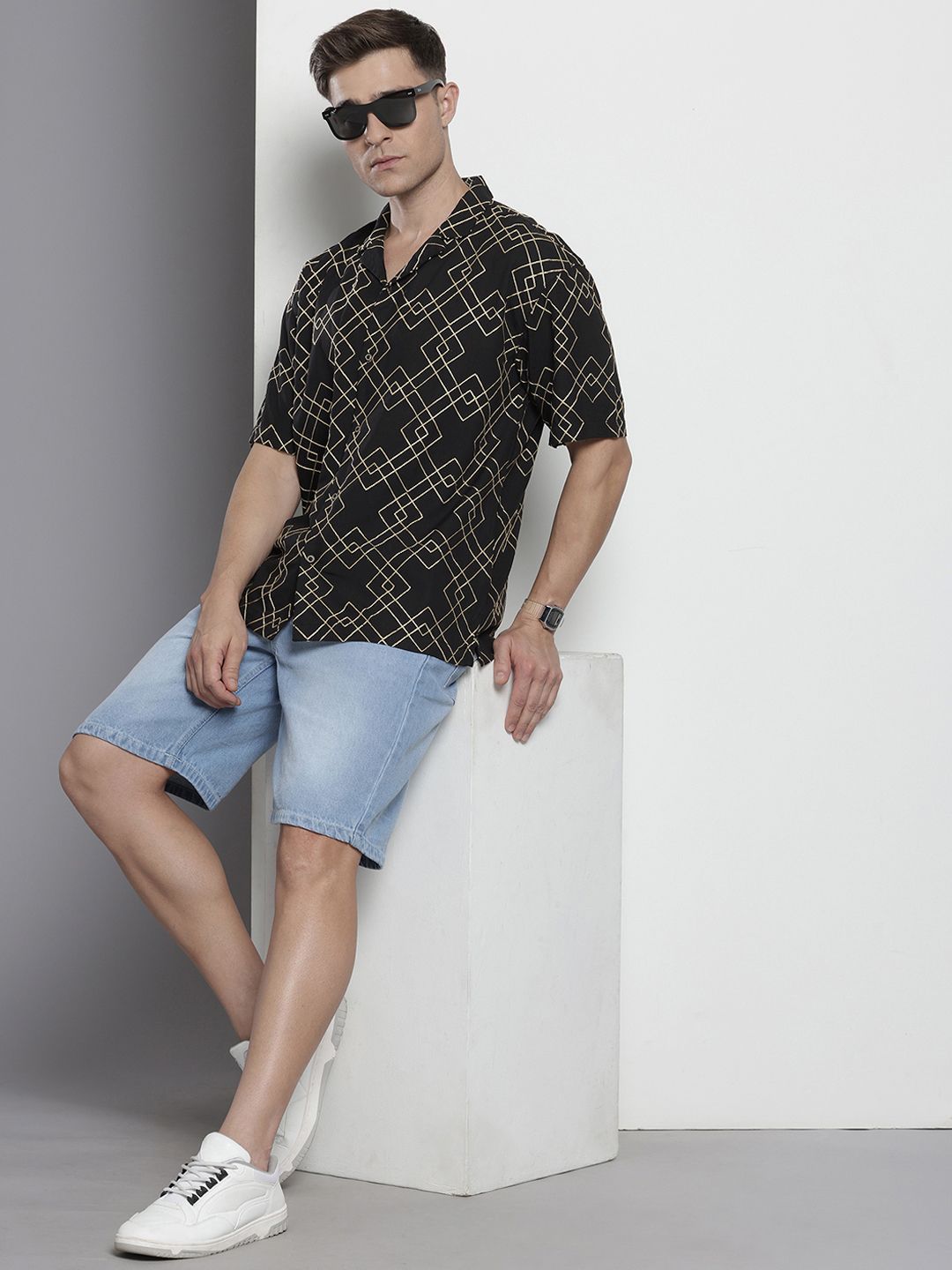 The Indian Garage Co Embroidered Casual Shirt