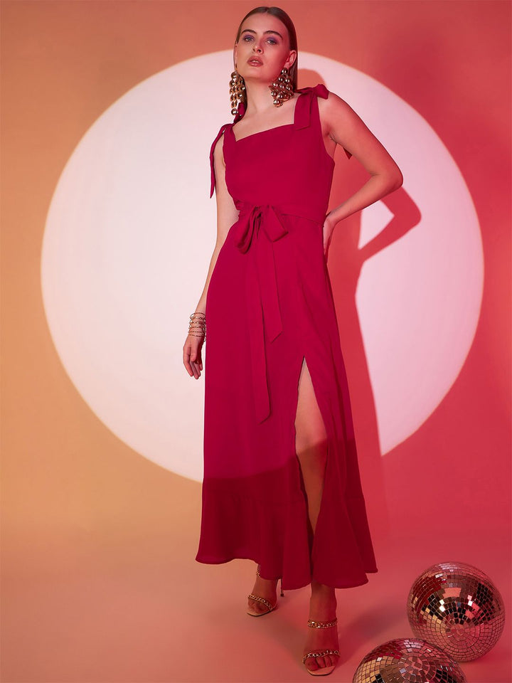 Berrylush Flared Maxi Dress