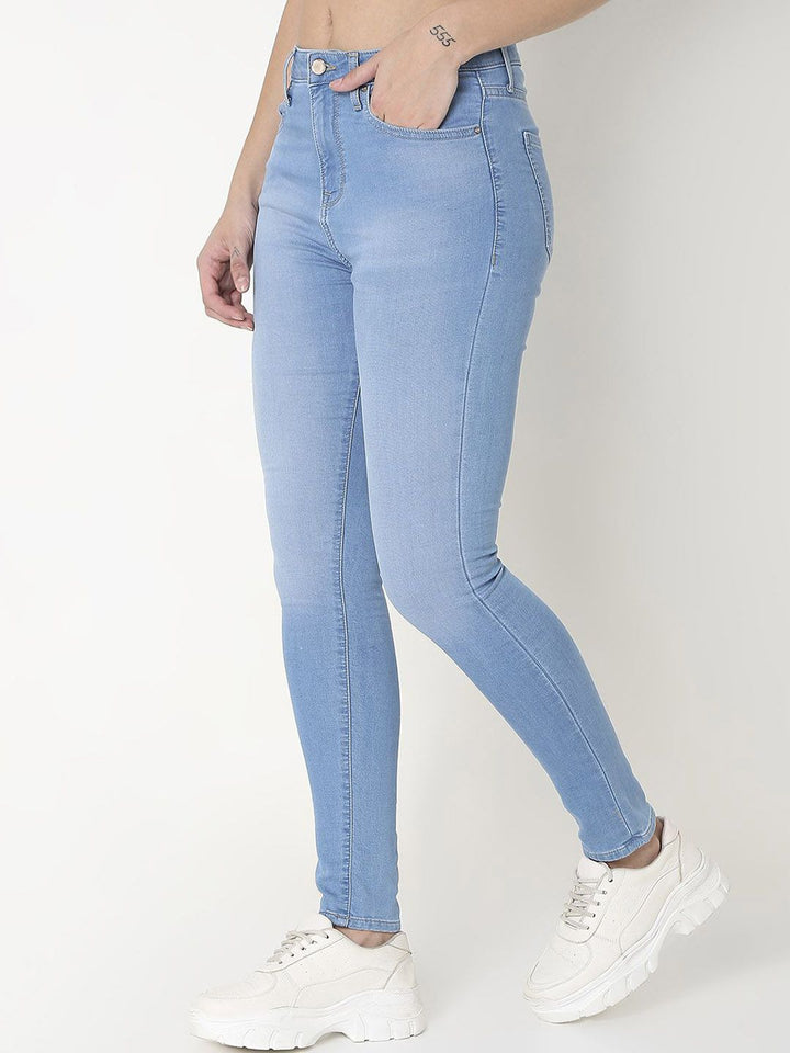 SPYKAR Women Slim Fit High-Rise Stretchable Jeans