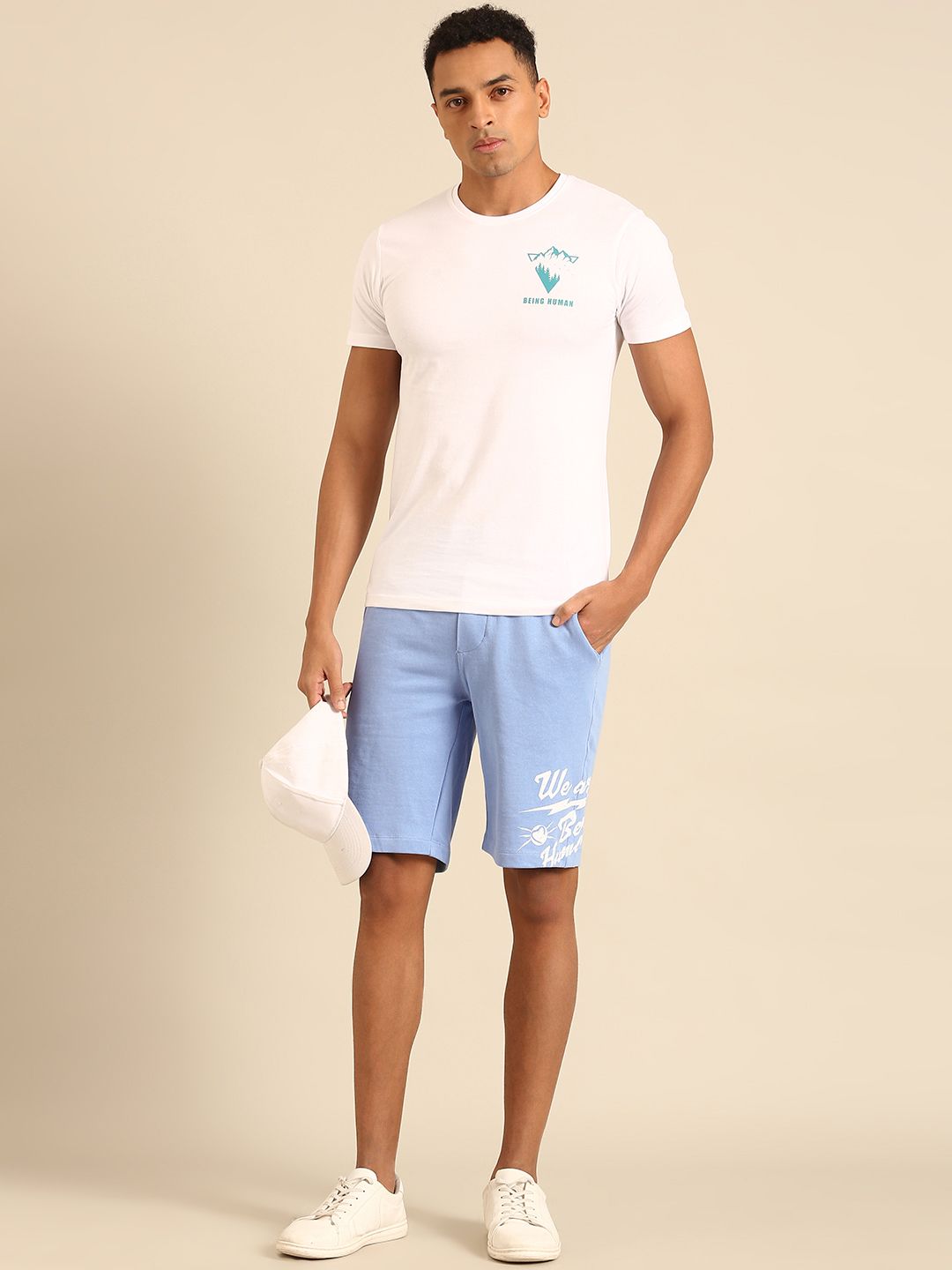 Being Human Men Printed Regular Shorts