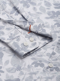 Park Avenue Pure Cotton Slim Fit Floral Printed Casual Shirt