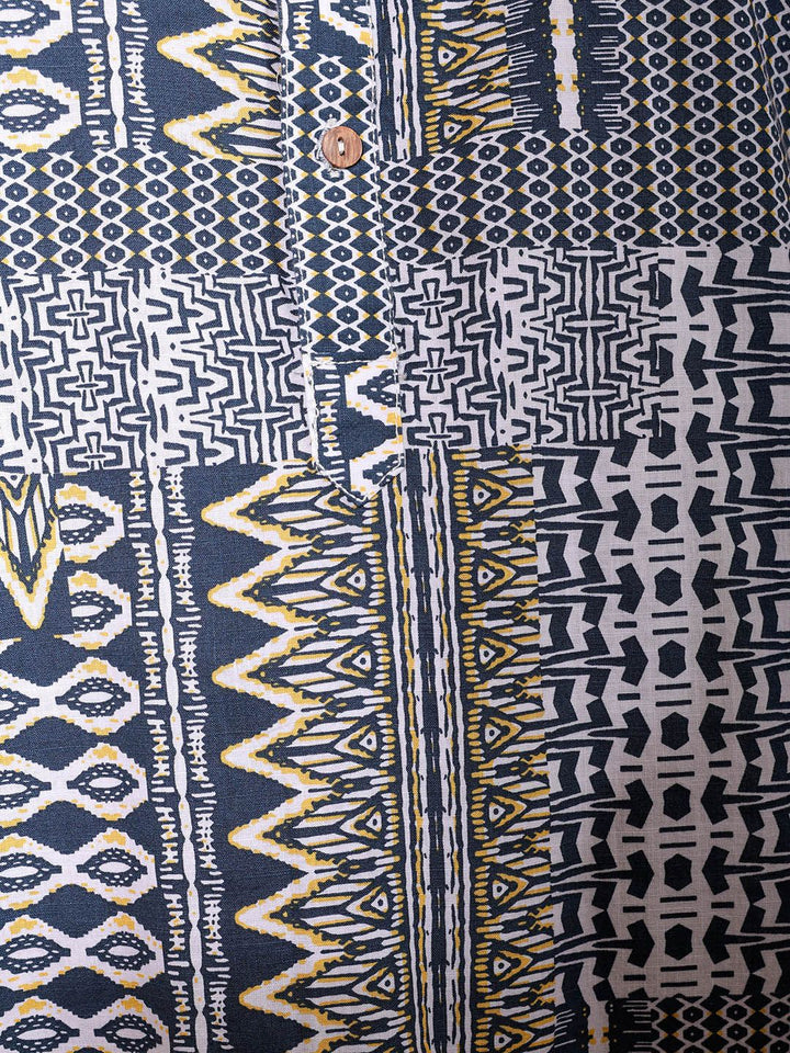 The Indian Garage Co Men Slim Fit Indie Printed Resortwear Shirt