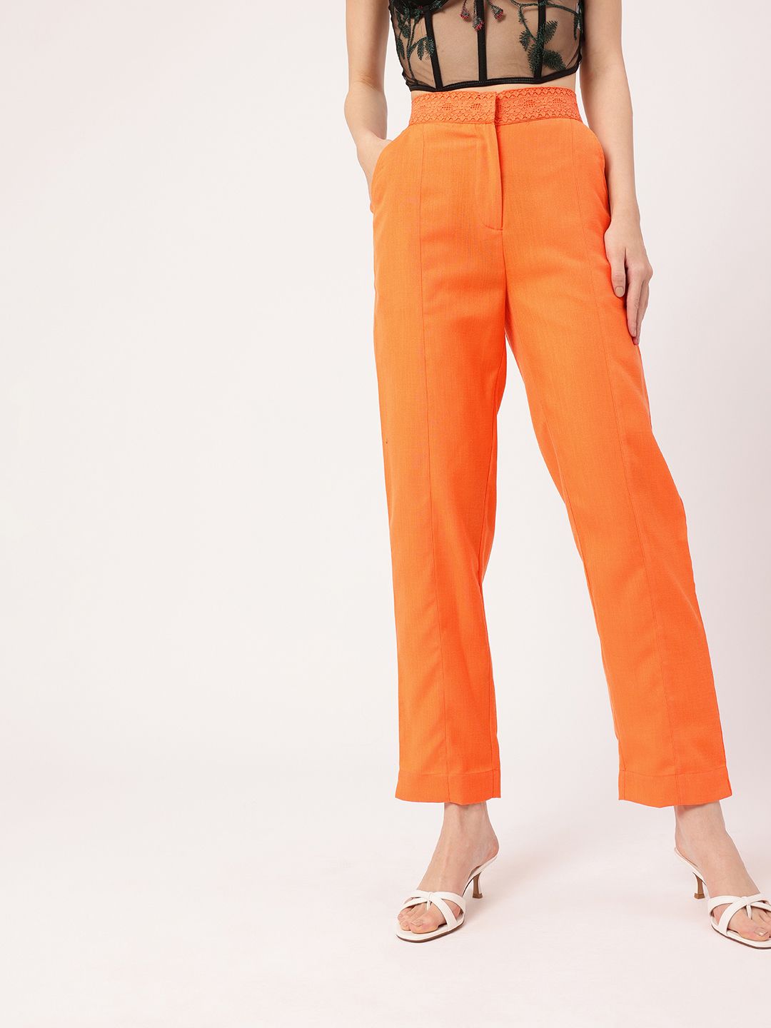 DressBerry Cute Feminine Stand Out In Style Regular Trousers